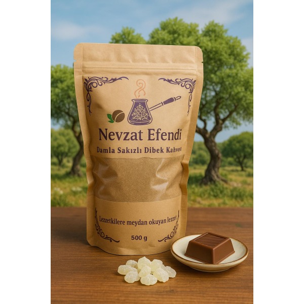 nevzatefendi Nevzat Efendi Damla Sakızlı Dibek Kahvesi 500 g Katkısız