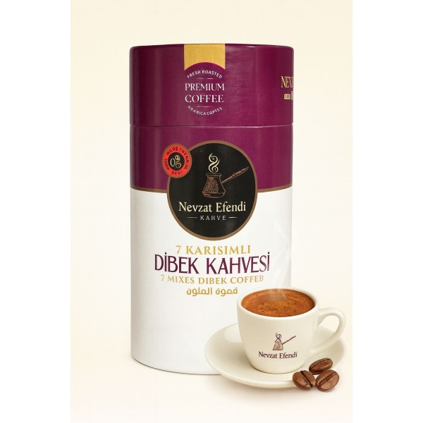 Nevzat Efendi 7 Karışım Dibek Kahvesi 400 g – Özel Geleneksel Karışım