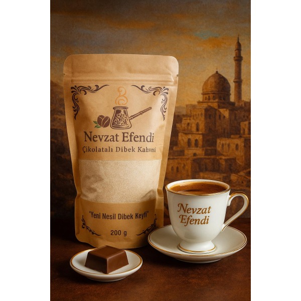 nevzatefendi Nevzat Efendi Çikolatalı Dibek Kahvesi 500 g – Yeni Nesil Dibek Keyfi